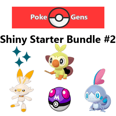 Square Shiny Starter Bundle 2 Pokegens