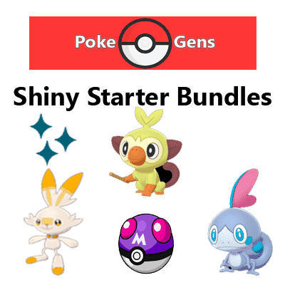 Square Shiny Starter Bundles Pokegens