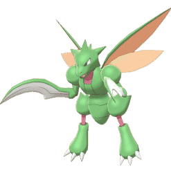 Alternative view of Scyther [SWSH]