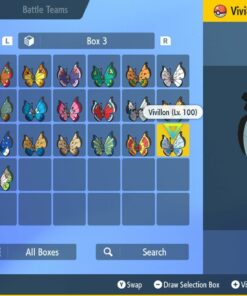Alternative view of All Vivillon Patterns (Shiny or Non Shiny) - Pokemon Scarlet/Violet