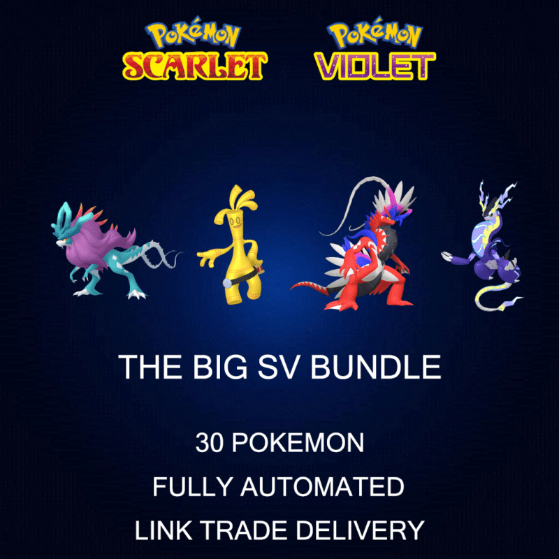 The Big SV Bundle (30 Pokemon!)