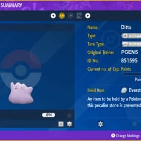 [Pokemon Scarlet/Violet] Ditto Bundle - 25 x Ditto INCLUDING All Natures and Breeding Items, Japanese Language [SV] thumbnail