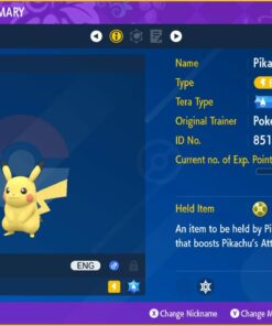 Alternative view of Pikachu the Unrivaled [SV]