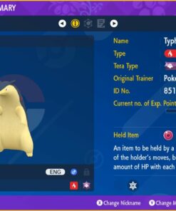 Alternative view of Typhlosion the Unrivaled [SV]