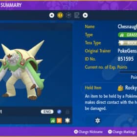 Chesnaught the Unrivaled [SV] thumbnail