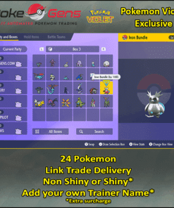 Pokemon Violet Exclusive 24 Pokemon Bundle