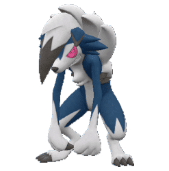 Alternative view of Lycanroc-Midnight [SV]