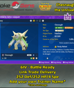 Chesnaught the Unrivaled [SV]
