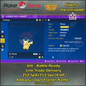 Pikachu the Unrivaled [SV] thumbnail