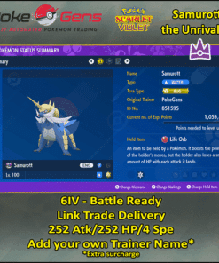 Samurott the Unrivaled [SV]