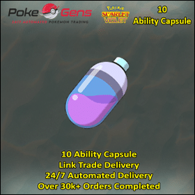 [Pokemon Scarlet/Violet] 10 x Ability Capsule [SV]