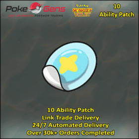 [Pokemon Scarlet/Violet] 10 x Ability Patch [SV]