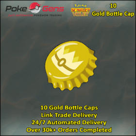 [Pokemon Scarlet/Violet] 10 x Gold Bottle Cap [SV]
