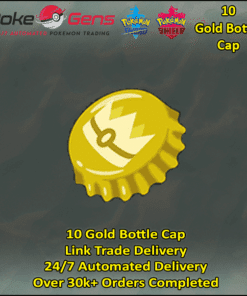 [Pokemon Sword/Shield] 10 x Gold Bottle Cap [SWSH]