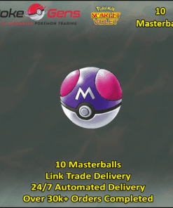 [Pokemon Scarlet/Violet] 10 x Masterball [SV]