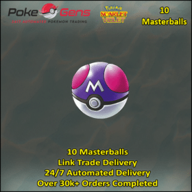 [Pokemon Scarlet/Violet] 10 x Masterball [SV]