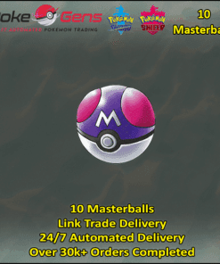 [Pokemon Sword/Shield] 10 x Masterball [SWSH]
