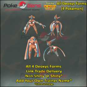 All Deoxys Forms (4 Pokemon) [SV]