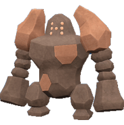 Alternative view of Regirock [SV]