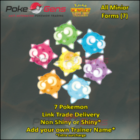 All Minior Forms (7 Pokemon) [SV]