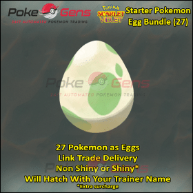 Starter Egg Bundle 27 Pokemon [SV]