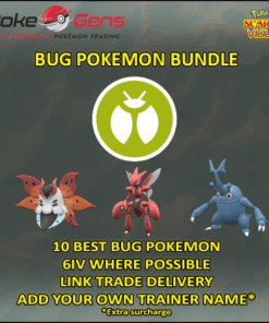 Bug Pokemon Bundle - Pokemon Scarlet & Violet (10 Pokemon)