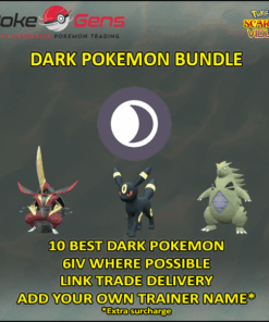 Dark Pokemon Bundle - Pokemon Scarlet & Violet (10 Pokemon)