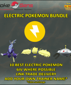 Electric Pokemon Bundle - Pokemon Scarlet & Violet (10 Pokemon)