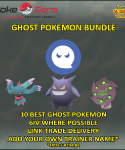 Ghost Pokemon Bundle - Pokemon Scarlet & Violet (10 Pokemon)