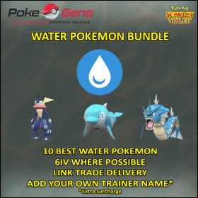 Water Pokemon Bundle - Pokemon Scarlet & Violet (10 Pokemon)