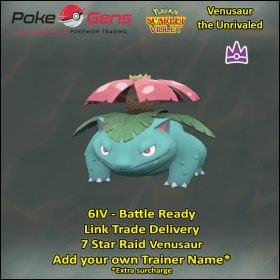 Venusaur the Unrivaled [SV]