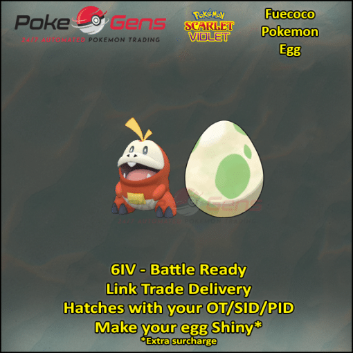 Fuecoco (Egg) [SV]