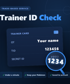 Trainer ID Check - find your exact TID and Secret ID
